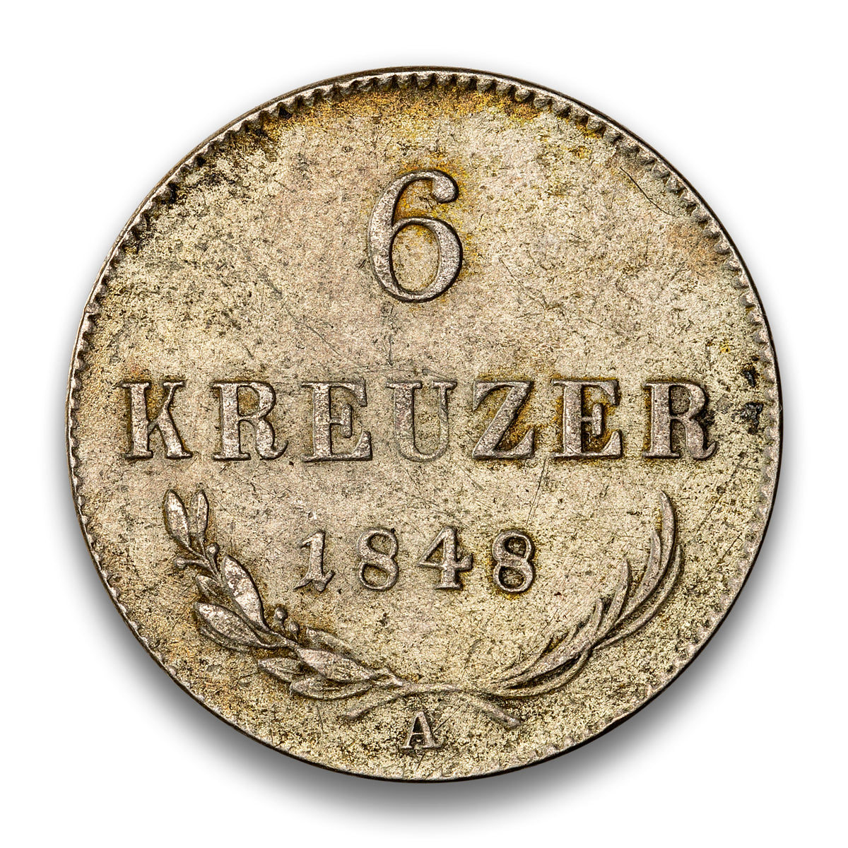 Austria 6 Kreuzer 1848A