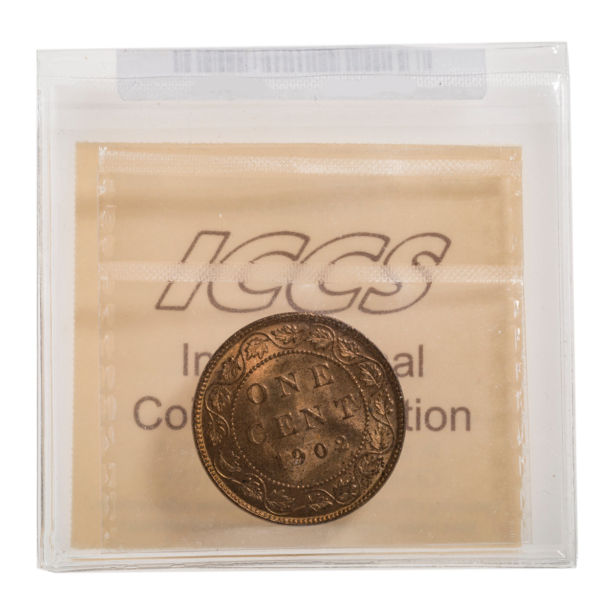 1 Cent 1902 Red ICCS MS-65