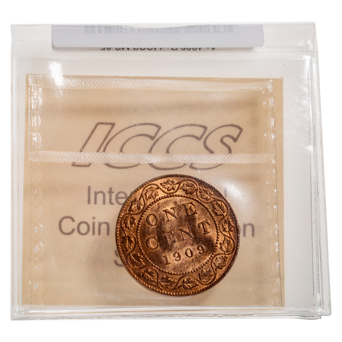 1 Cent 1909 Red ICCS MS-65