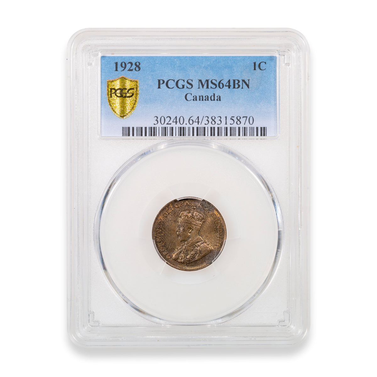 1 Cent 1928 Brown PCGS MS-64