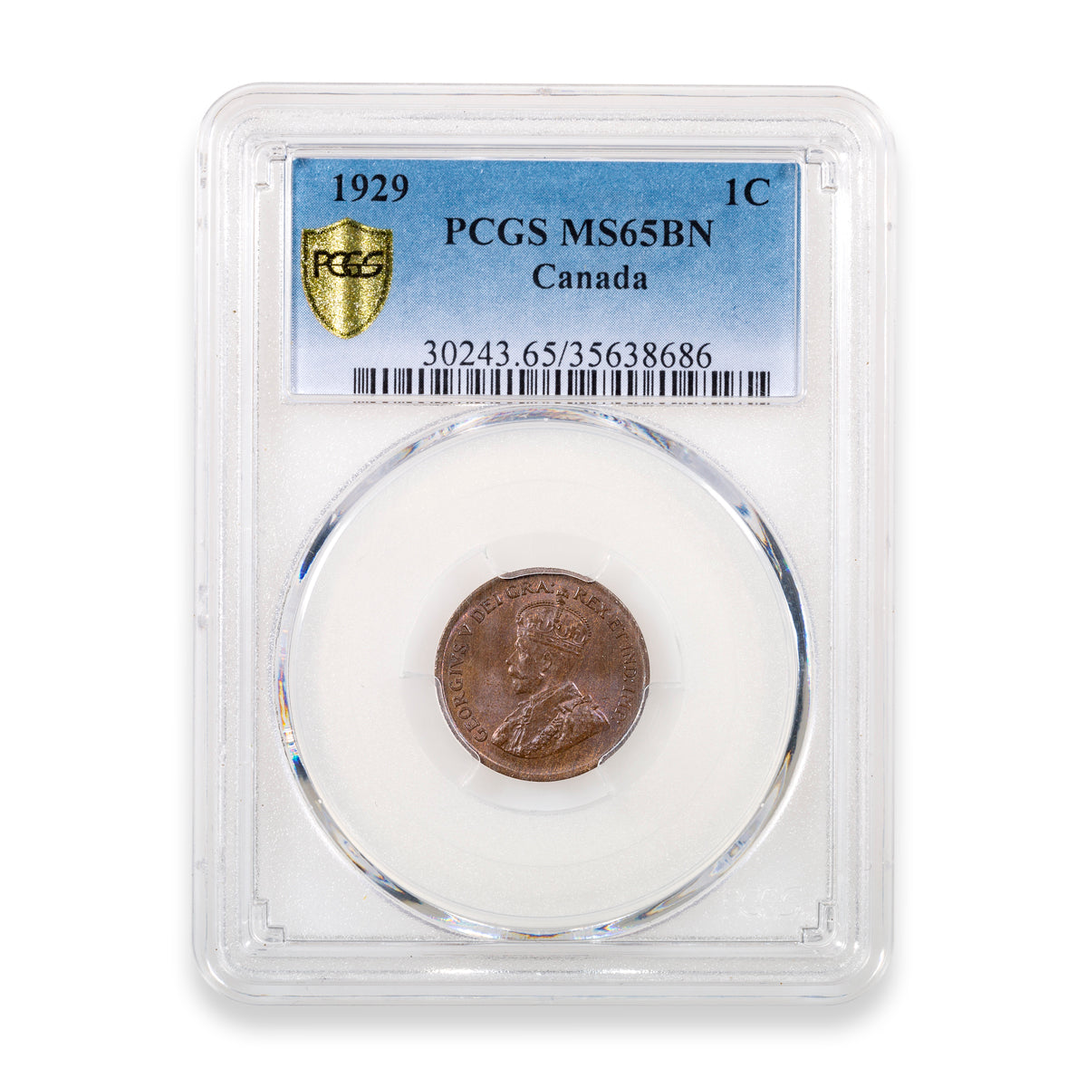 1 Cent 1929 Brown PCGS MS-65