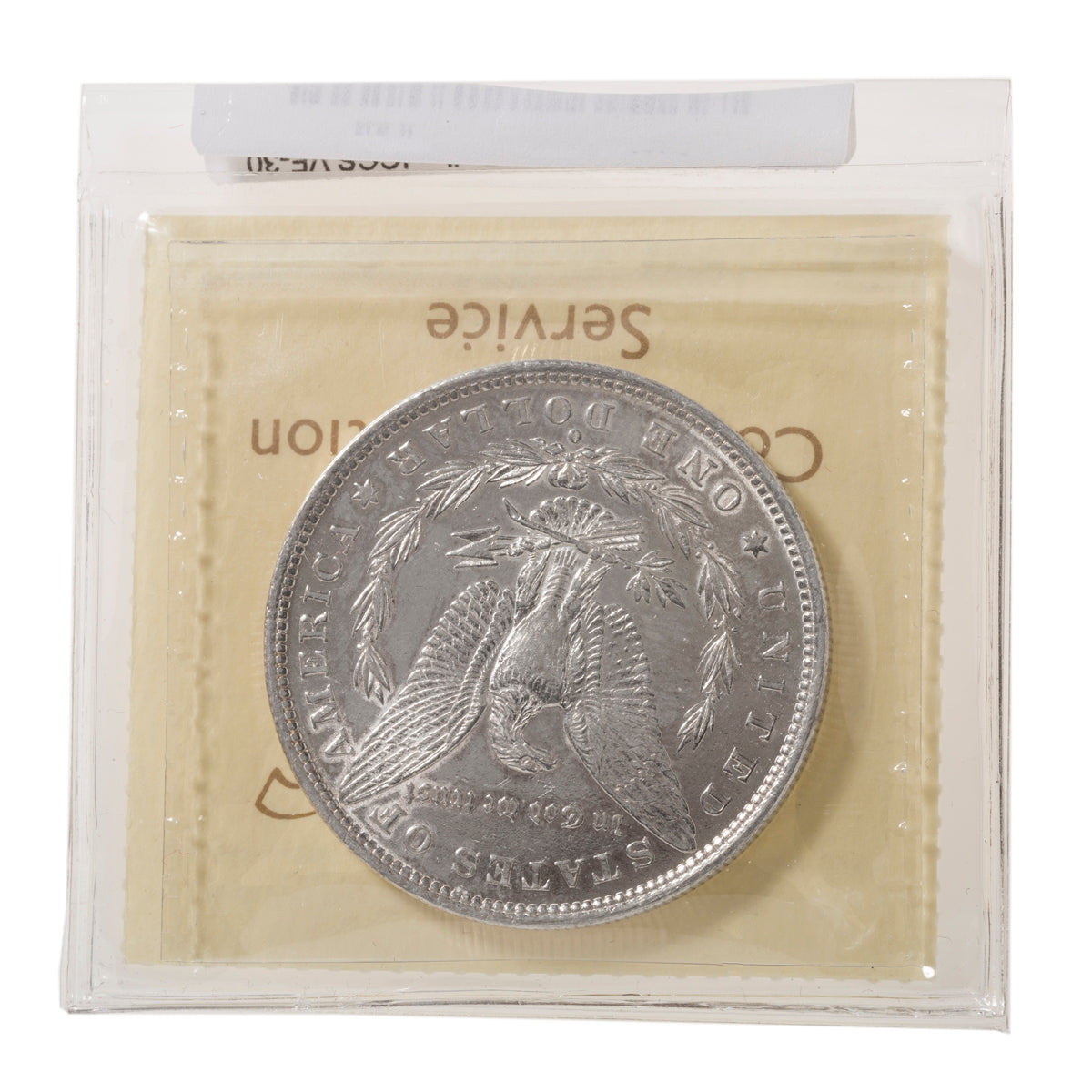 US $1 1881O Morgan Dollar ICCS VF-30