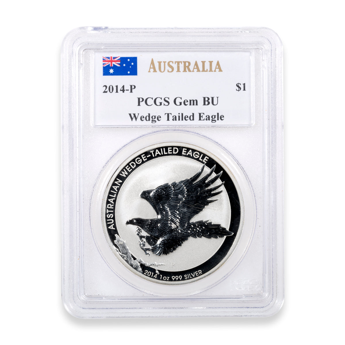 $1 2014P Wedge Tailed Eagle PCGS Numismatic BU