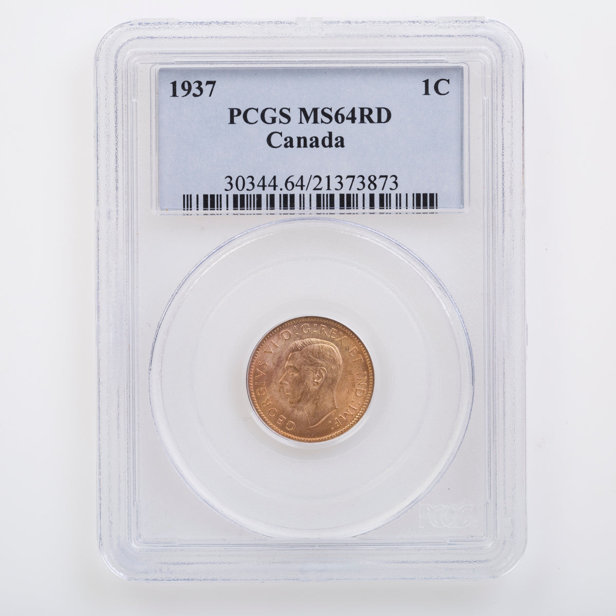 1 Cent 1937 Red PCGS MS-64