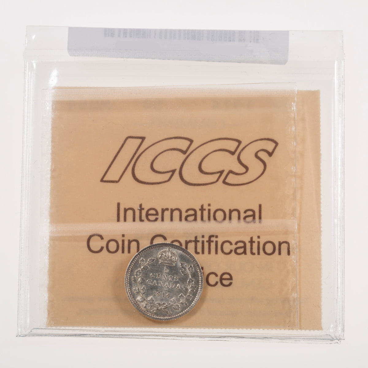 5 Cent 1914 ICCS MS-64