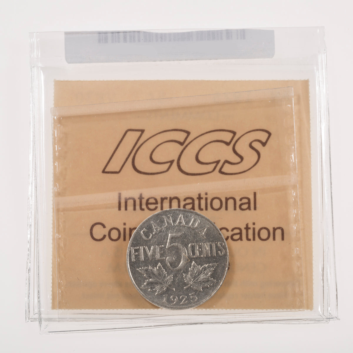 5 Cent 1925 ICCS VF-30