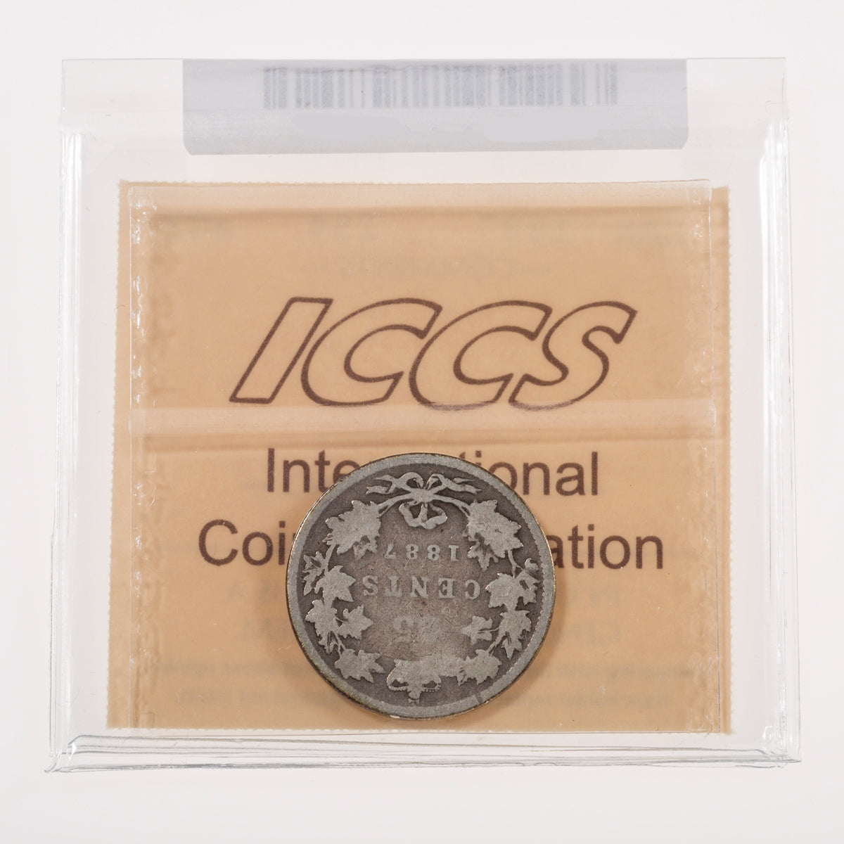 25 Cent 1887 ICCS aG-3