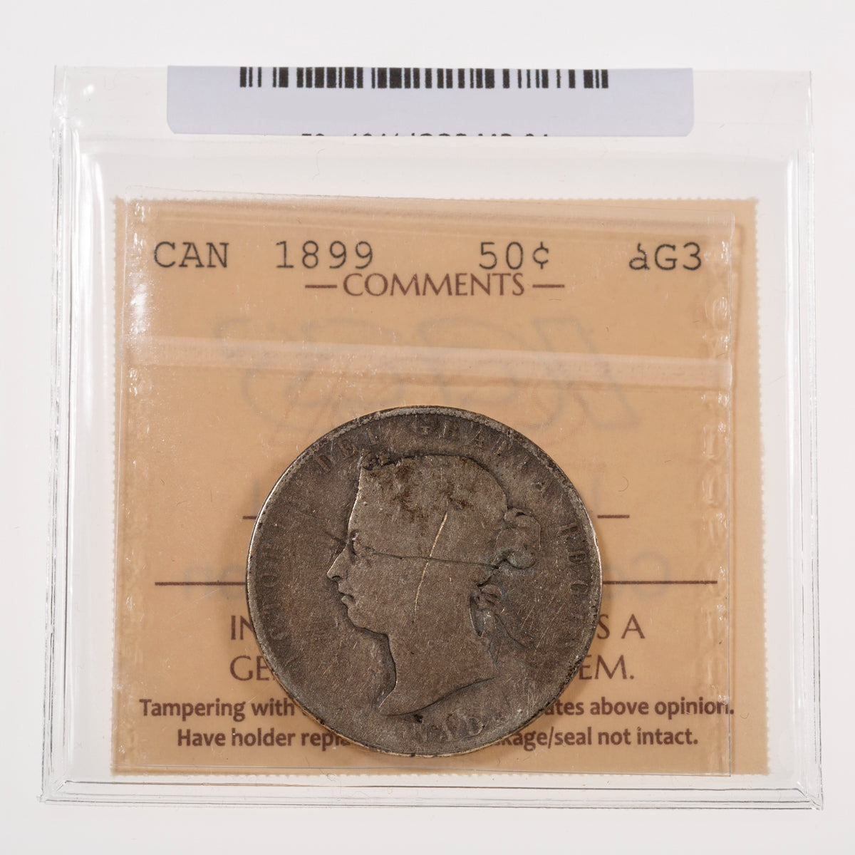 50 Cent 1899 ICCS aG-3