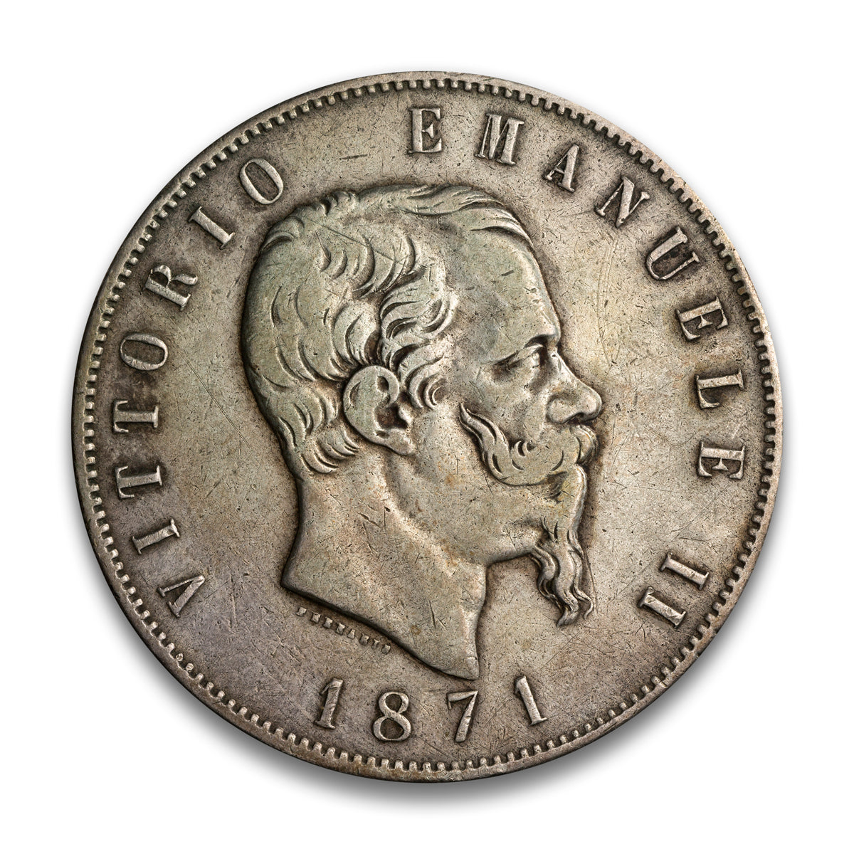 Italy 5 Lire 1871M BN