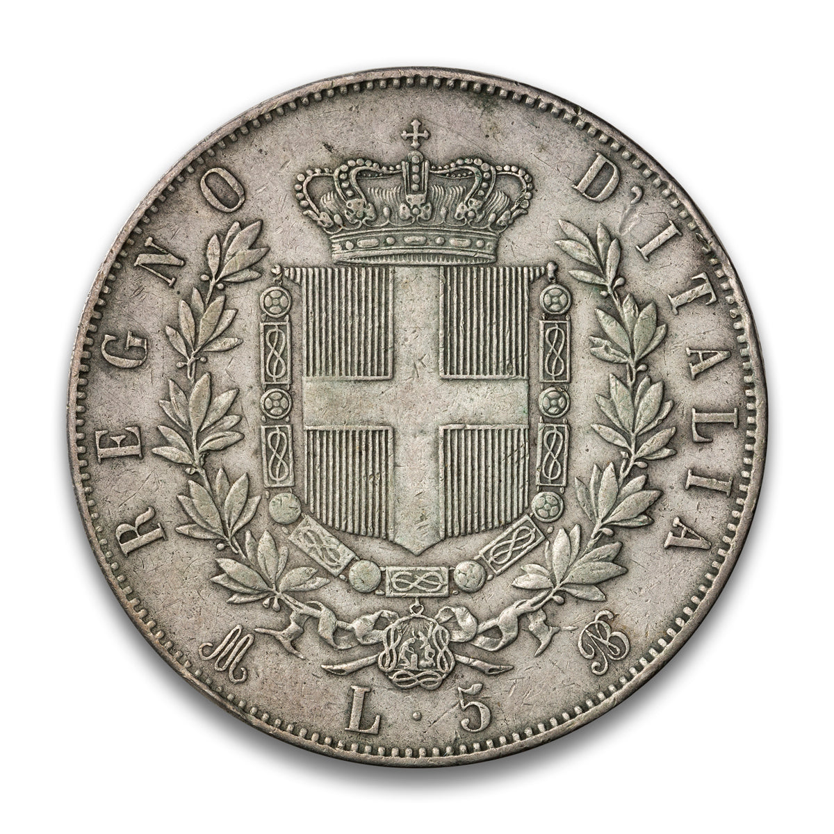 Italy 5 Lire 1871M BN