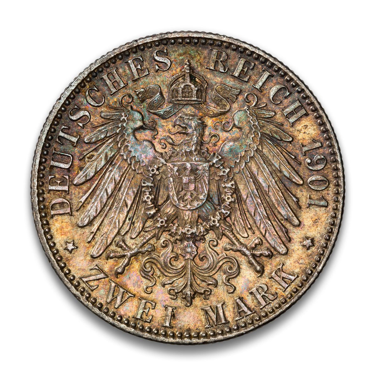 Prussia-German State 2 Mark 1901A