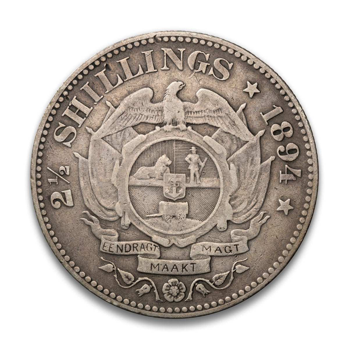 South Africa 2 1/2 Shillings 1894