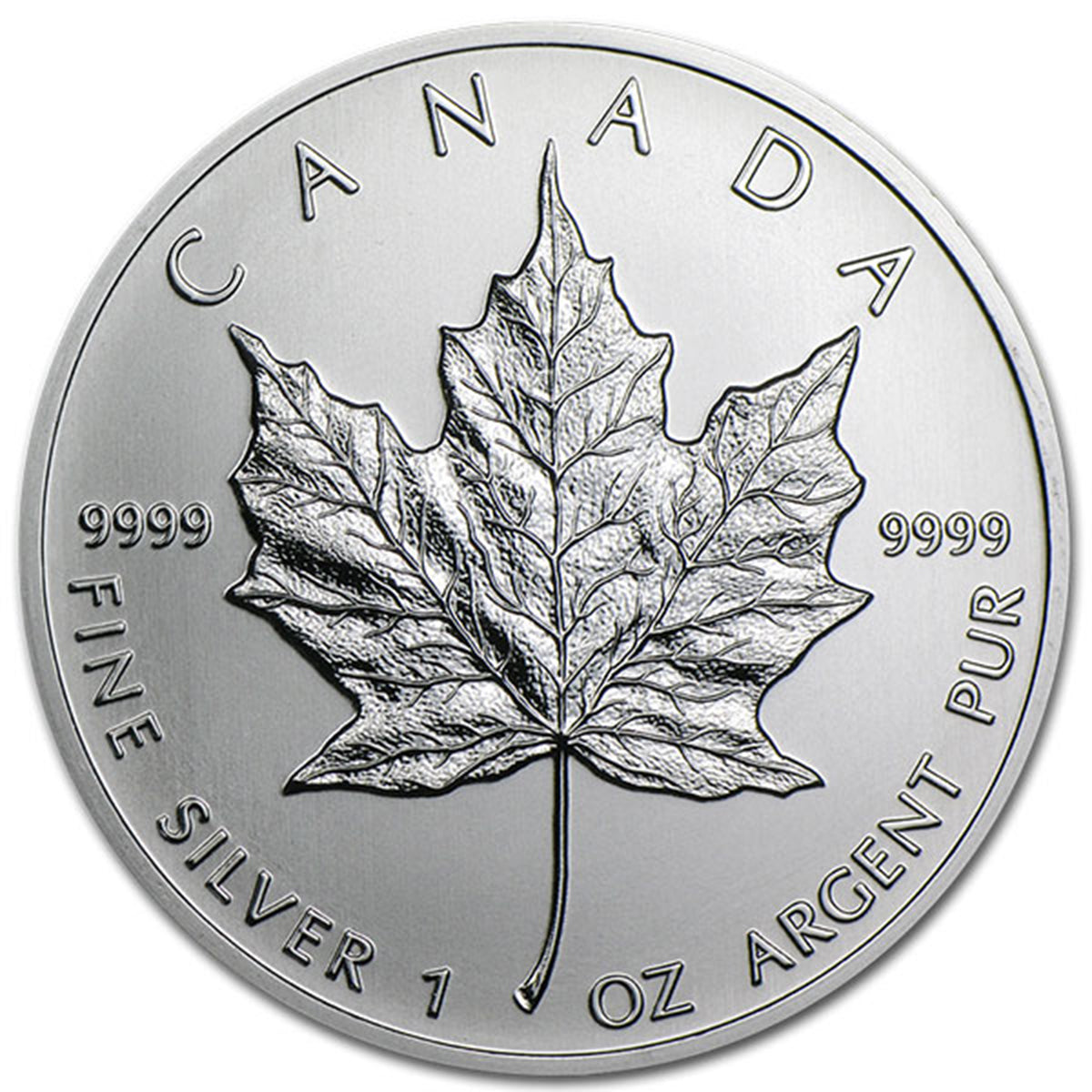 1994 $5 Silver Maple Leaf - Pure Silver Coin