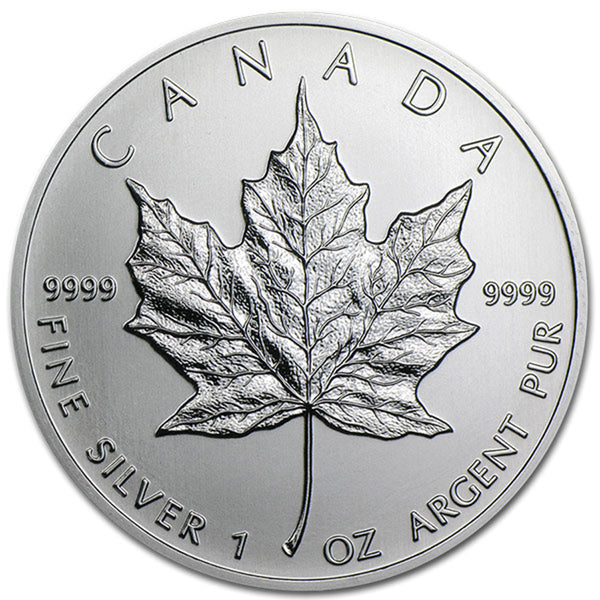 1994 $5 Silver Maple Leaf - Pure Silver Coin