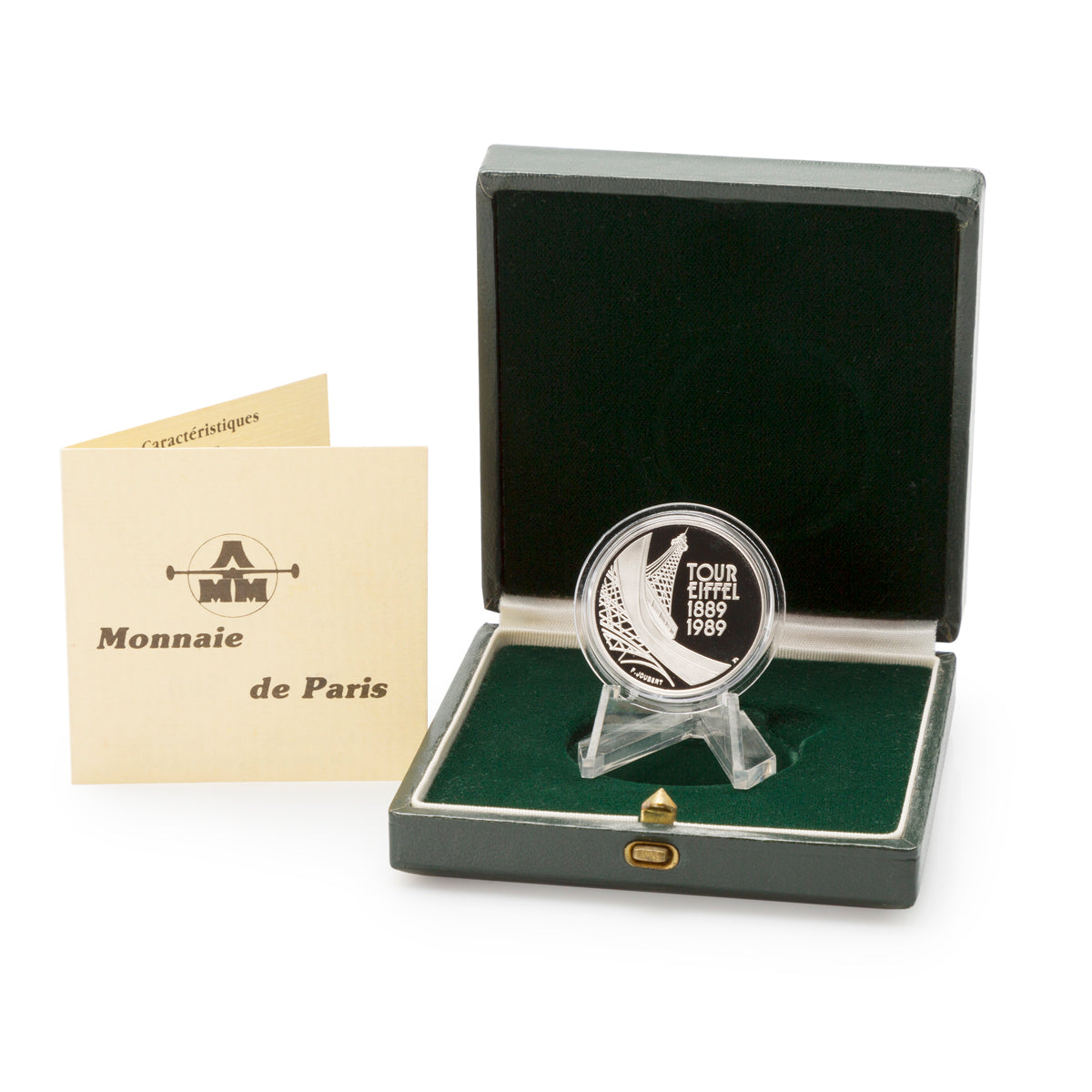 1989 $5 Eiffel Tower - Pure Platinum Coin