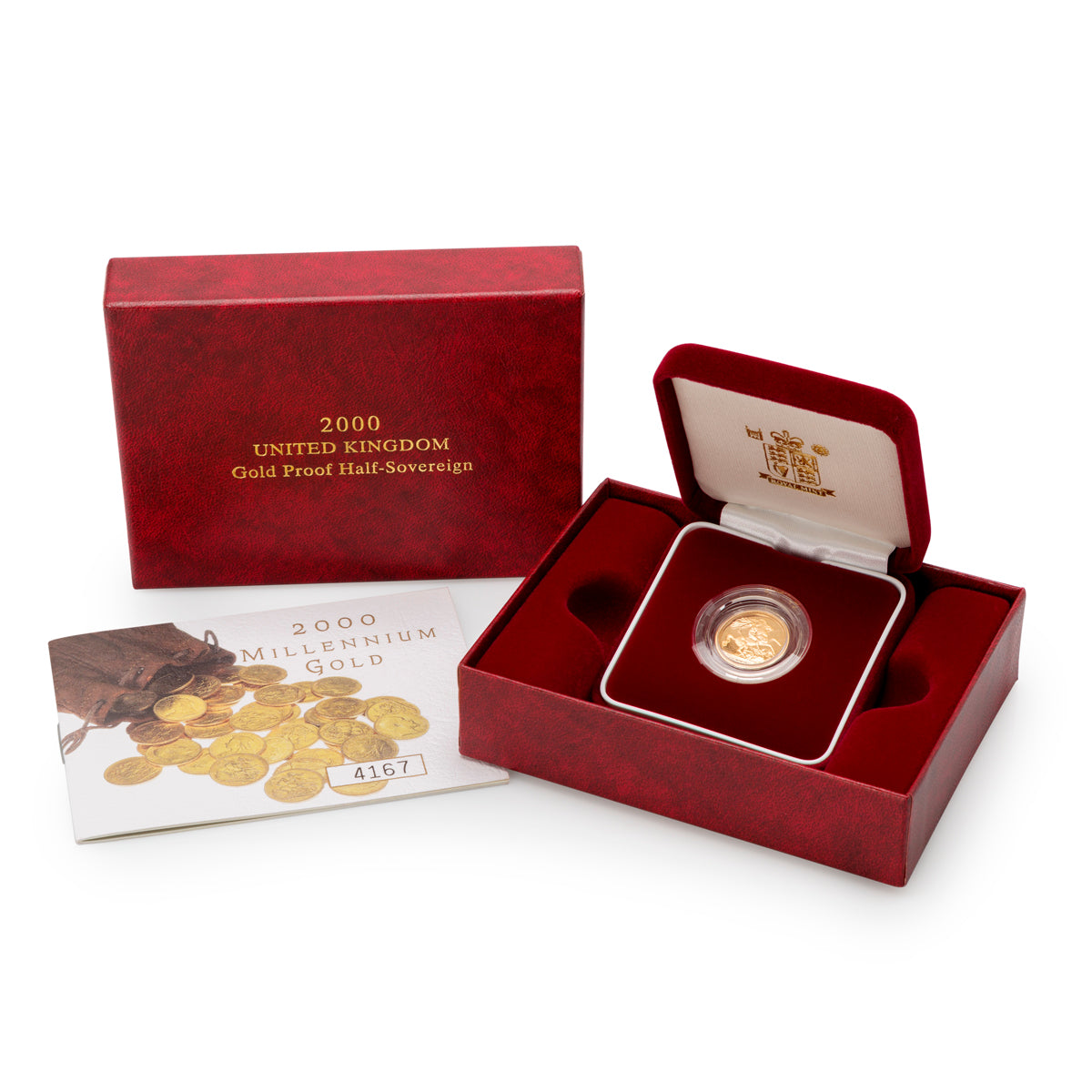 2000 Gold Proof Half Sovereign