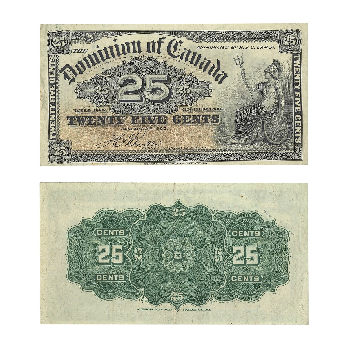 25 Cent 1900 DC-15b EF-40