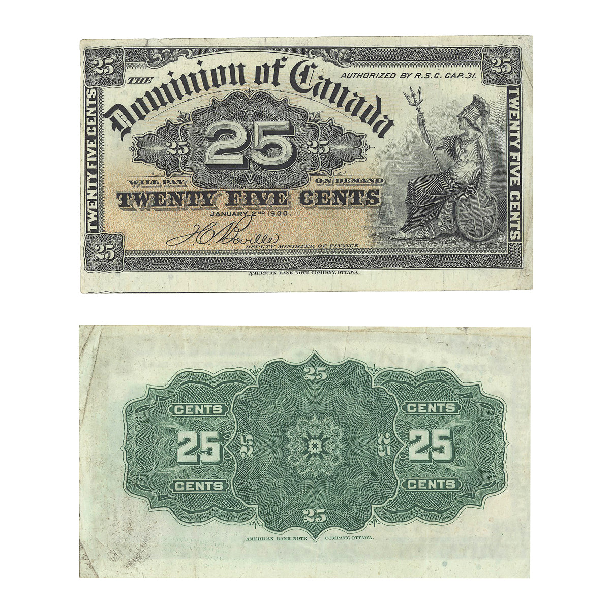 25 Cent 1900 DC-15b EF-40