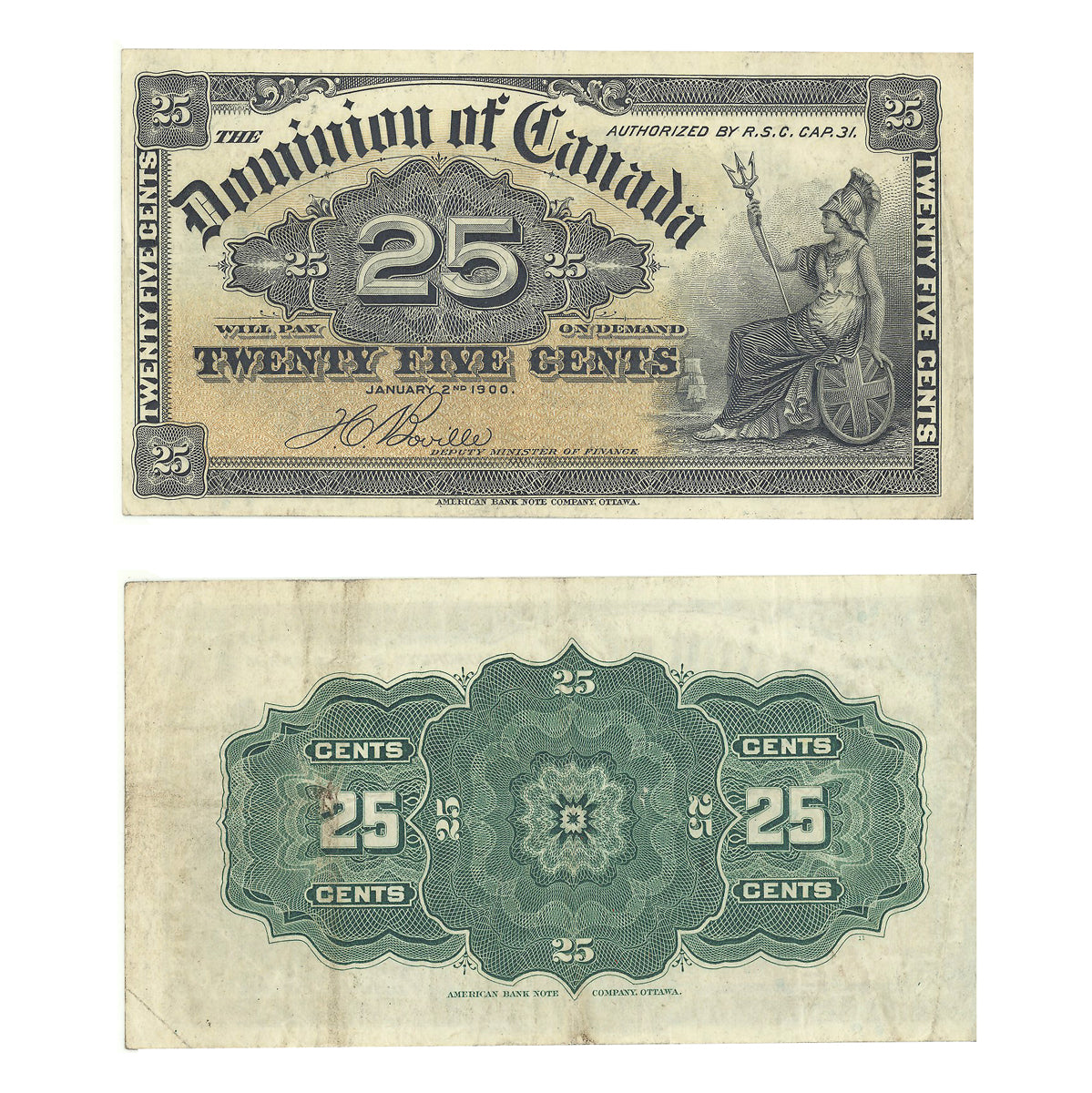 25 Cent 1900 DC-15b EF-40