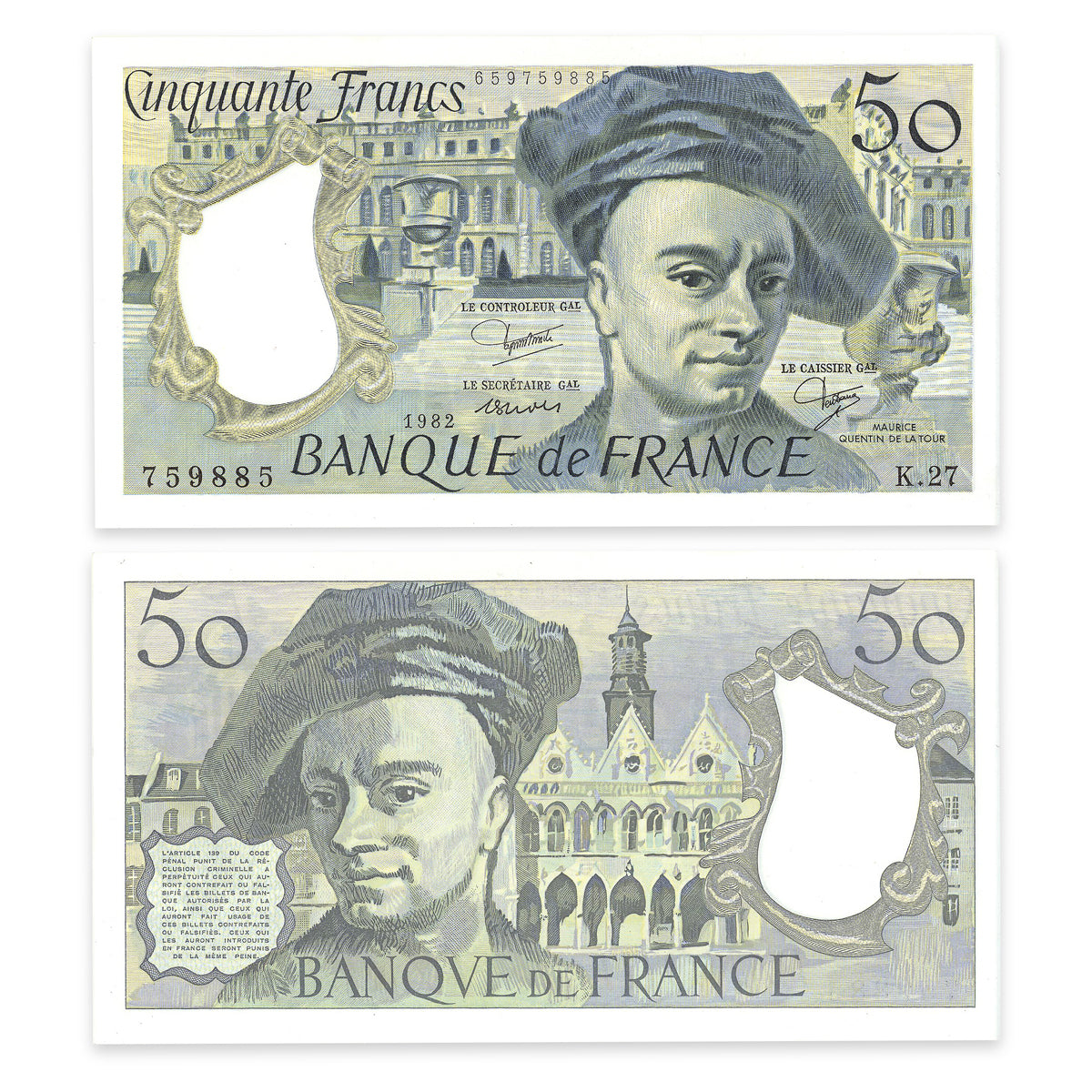 France 50 Franc 1982 UNC-60