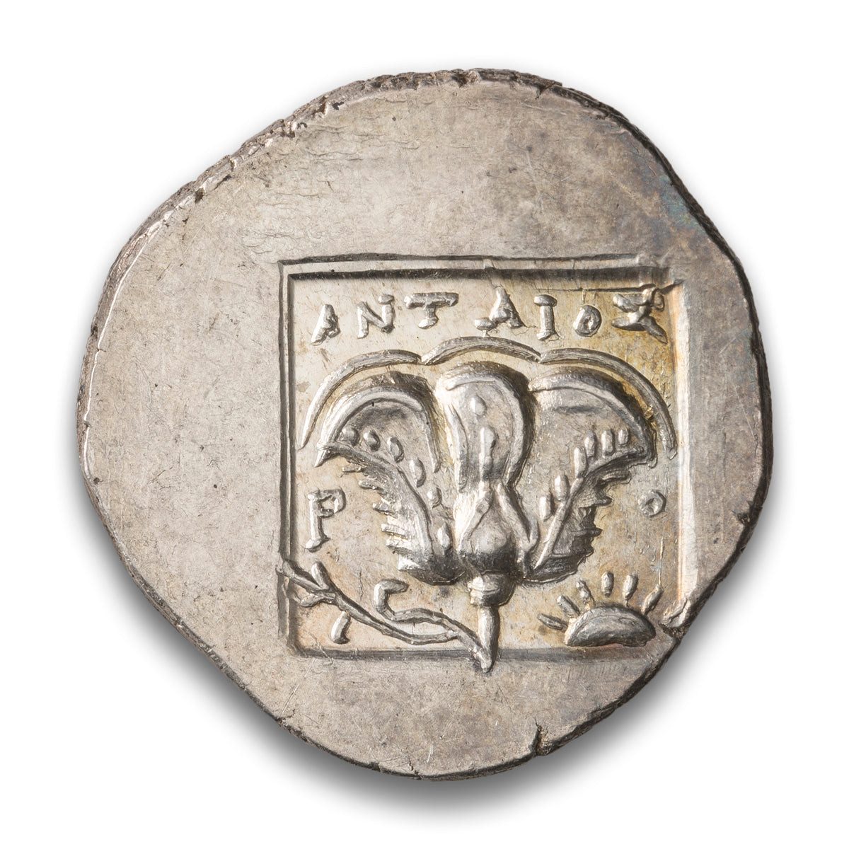 Ancient Greek Carian Islands, Rhodes Silver Drachm c. 125-88 BC