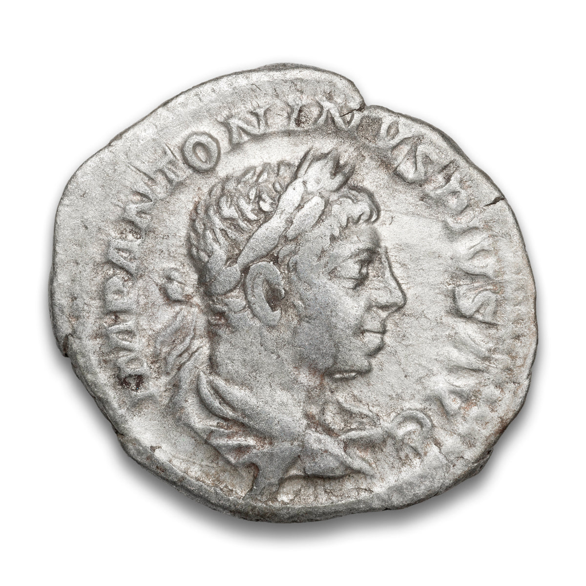 Roman Empire Elagablus Silver Denarius 218-222 CE