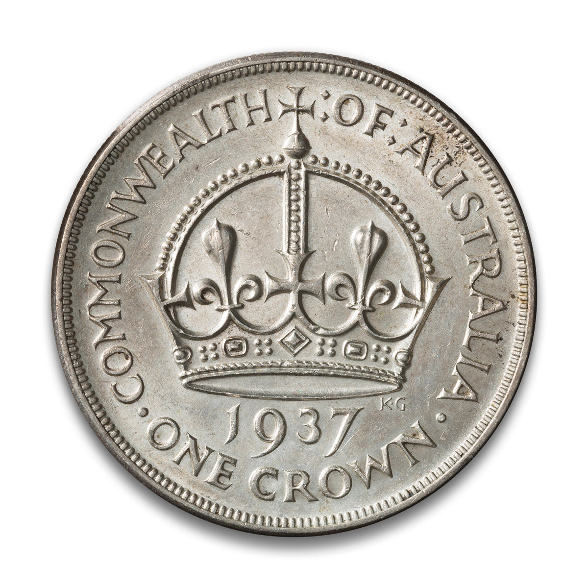 Australia Silver 1 Crown 1937