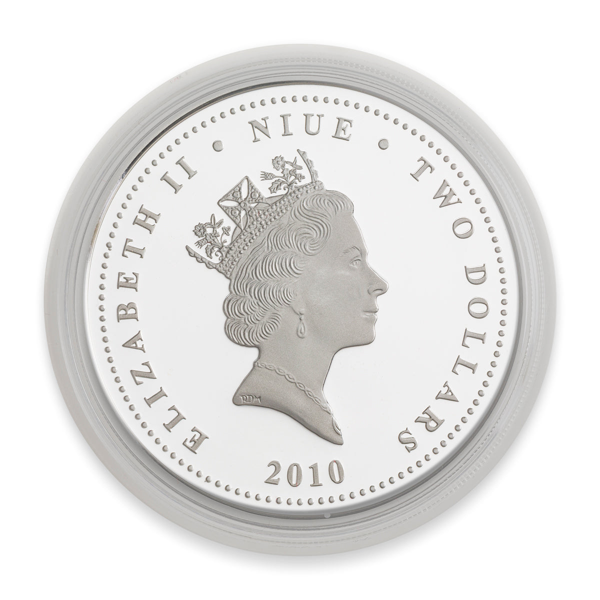 2010 $2 Love is Precious: Swans - Pure Silver Coin