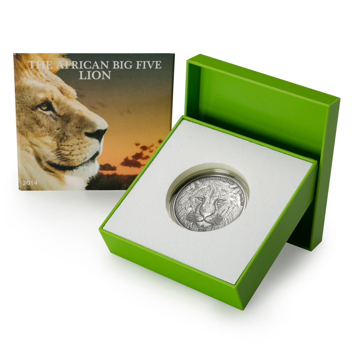 2014 1000 Francs CFA The African Big Five: Lion - Pure Silver Coin