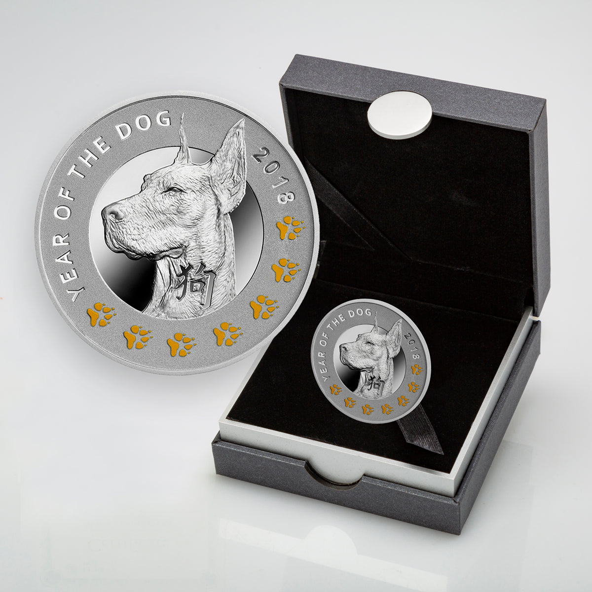 2018 $1 Year of the Dog - Pure Silver Coin