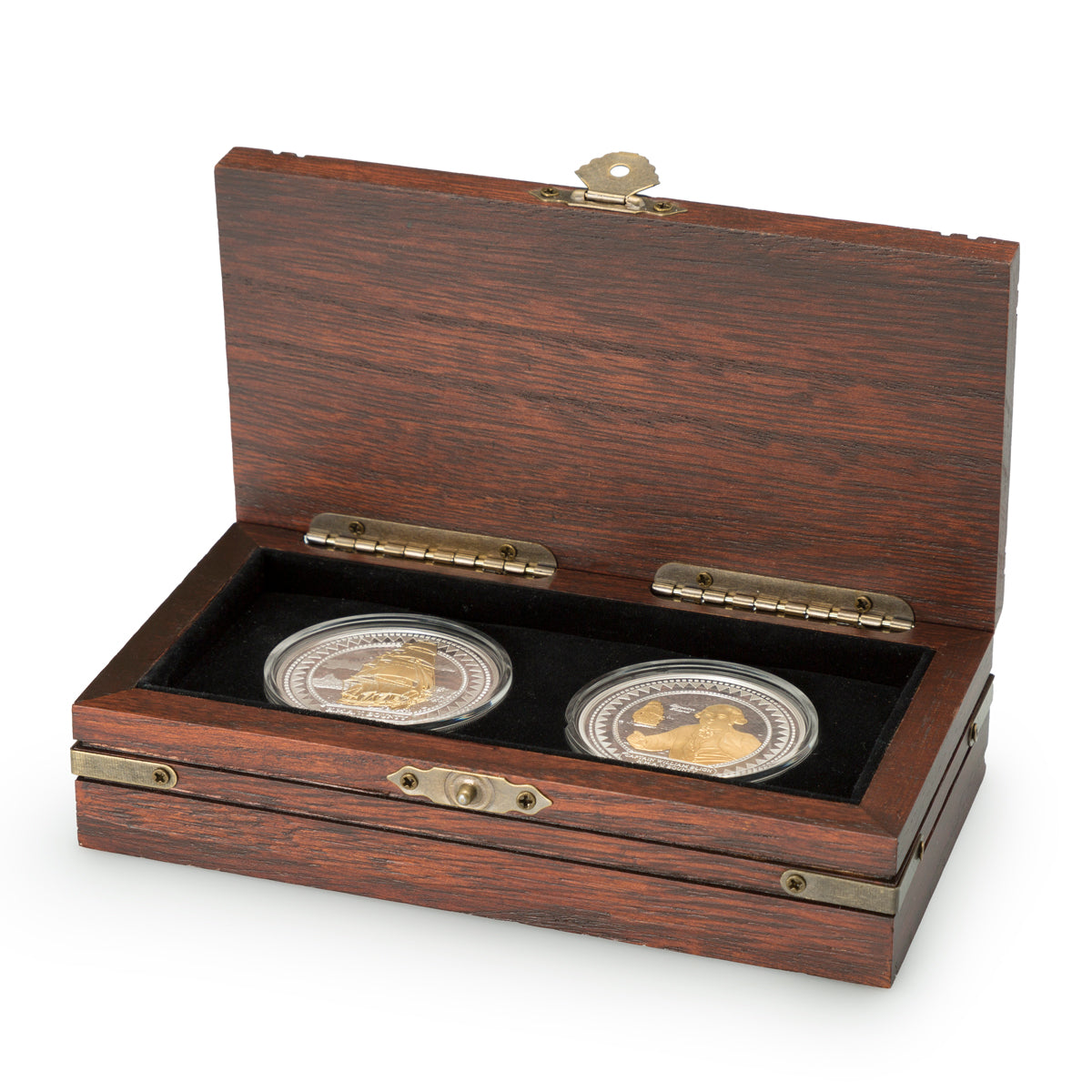 Him-030 ヒムヤル王国 サラーン・ヤウーブ クィナーリウス銀貨 2009 H.M.A.V Bounty and Captain William Bligh - Pure Silver 2 Coin Set