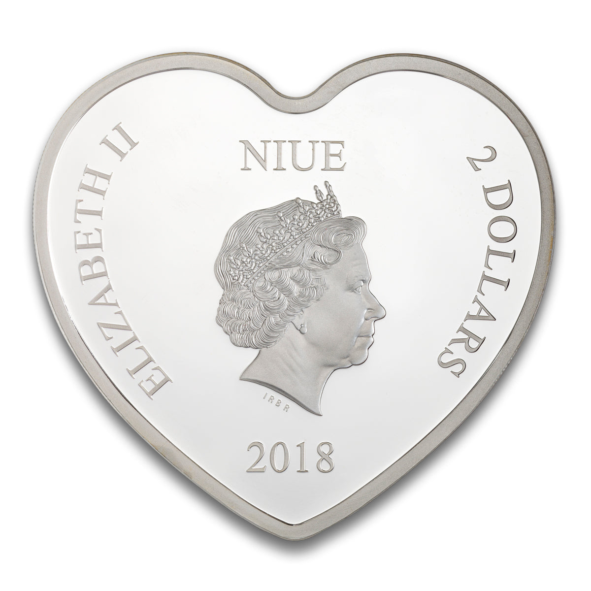 2018 $2 Mickey and Minnie Equals Love - Pure Silver Coin