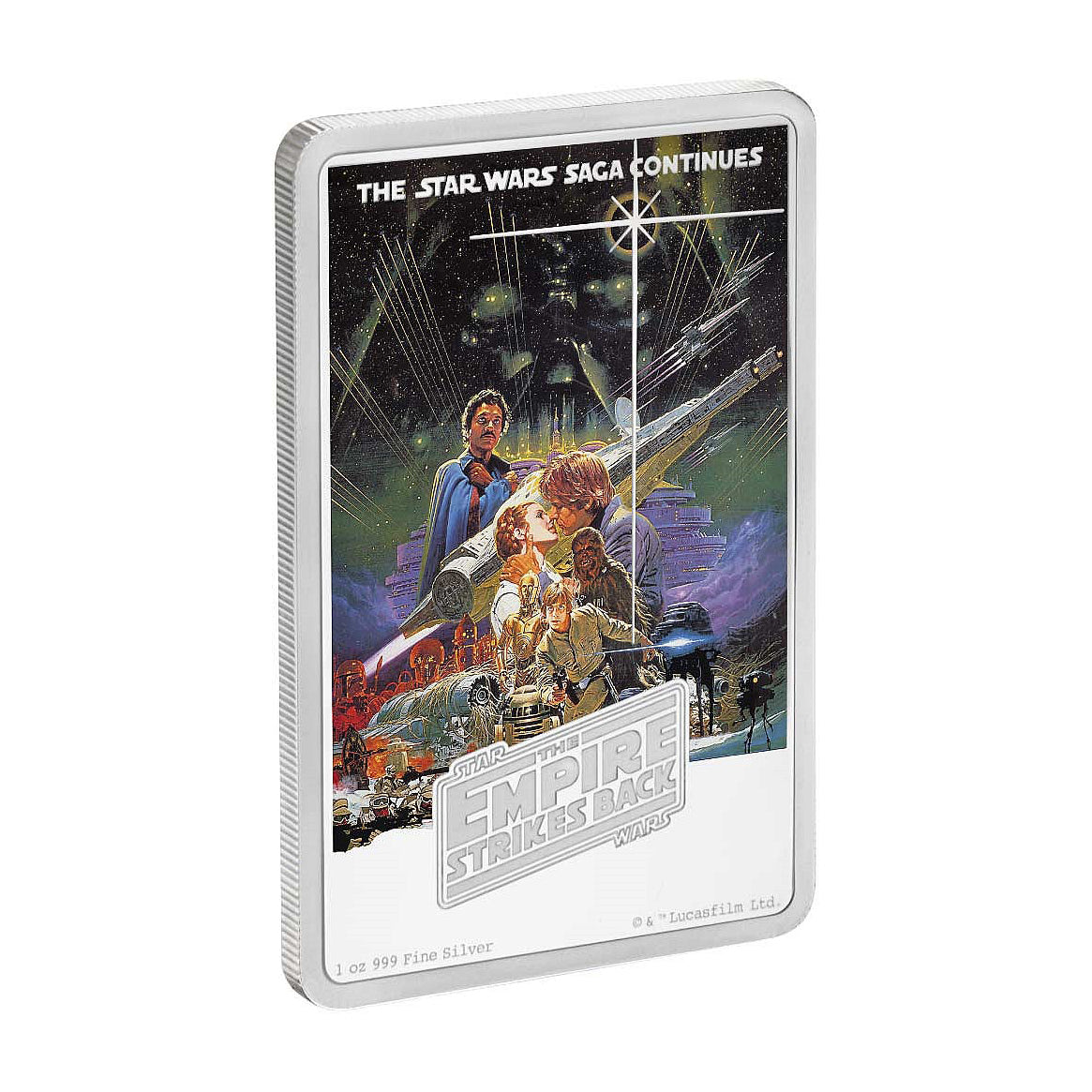 2017 $2 Star Wars: The Empire Strikes Back - Pure Silver Coin