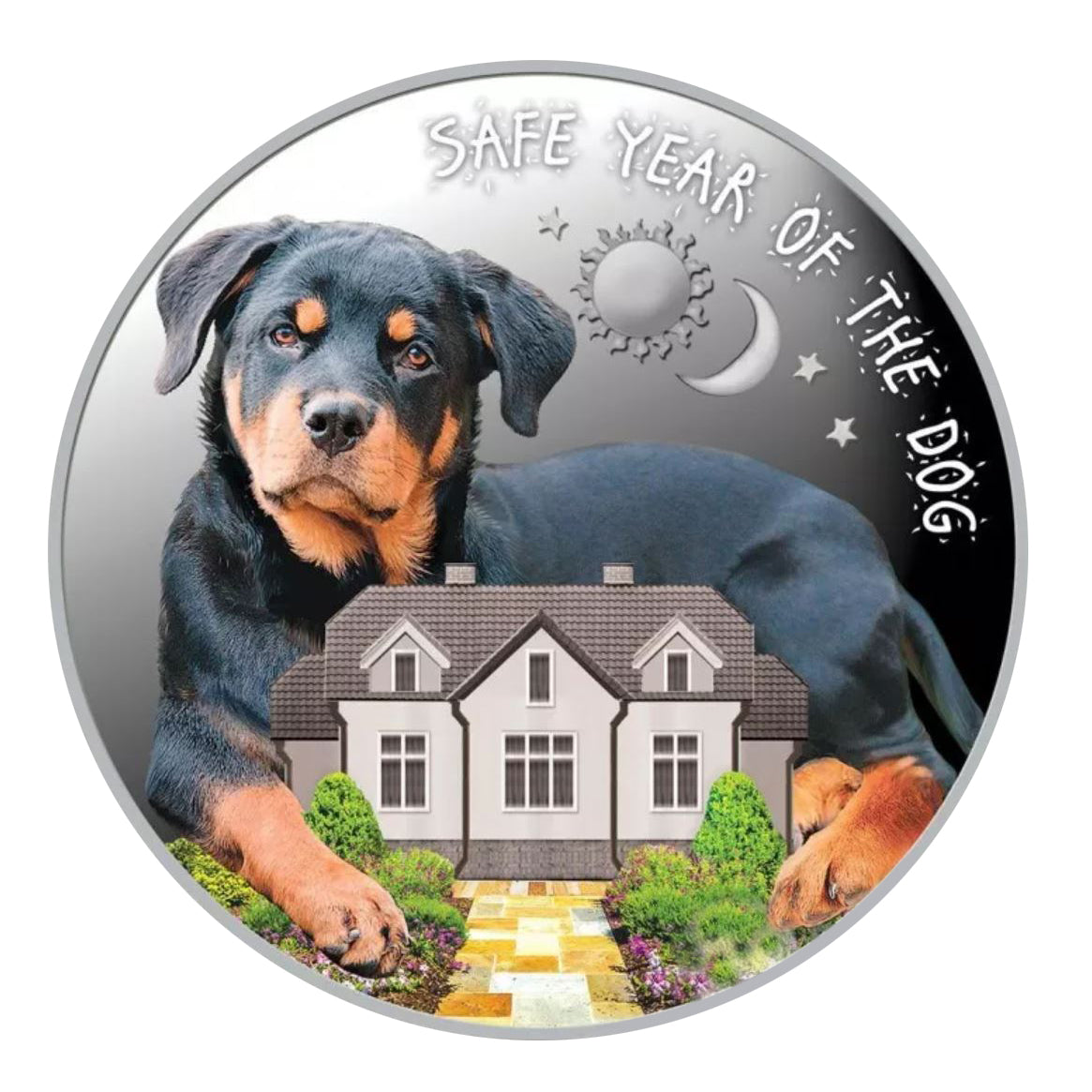 2018 100 Denari Safe Year of the Dog - Pure Silver Coin