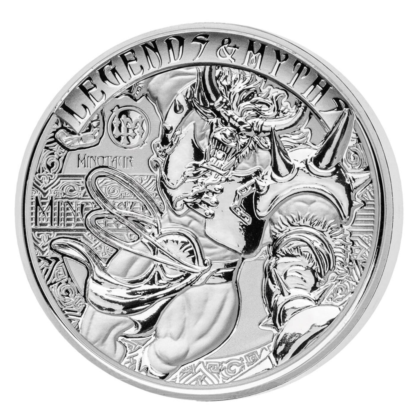 2018 $5 Legends & Myths: Minotaur - Pure Silver Coin