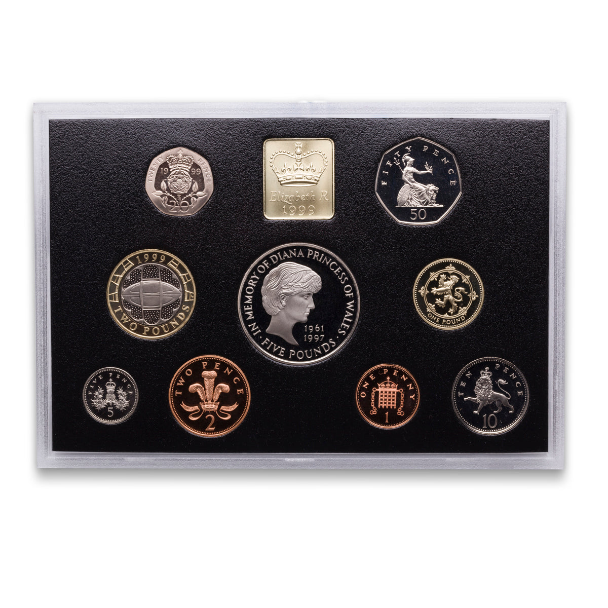 1999 United Kingdom Proof Coin Collection Set