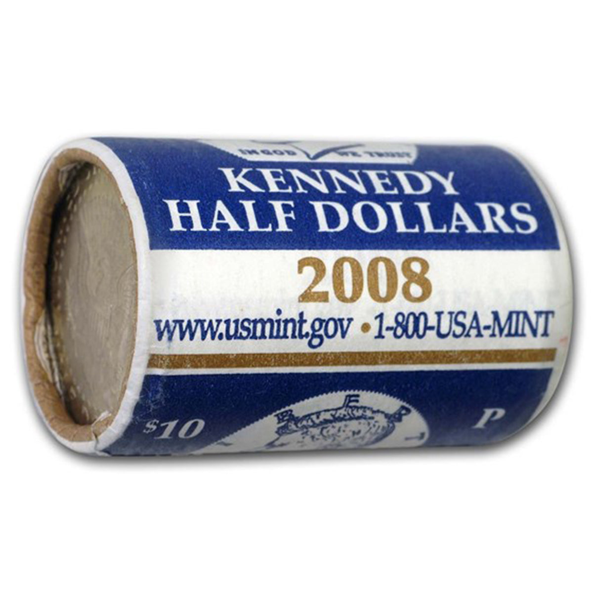 2008 50 Cent Kennedy Half Dollars Roll