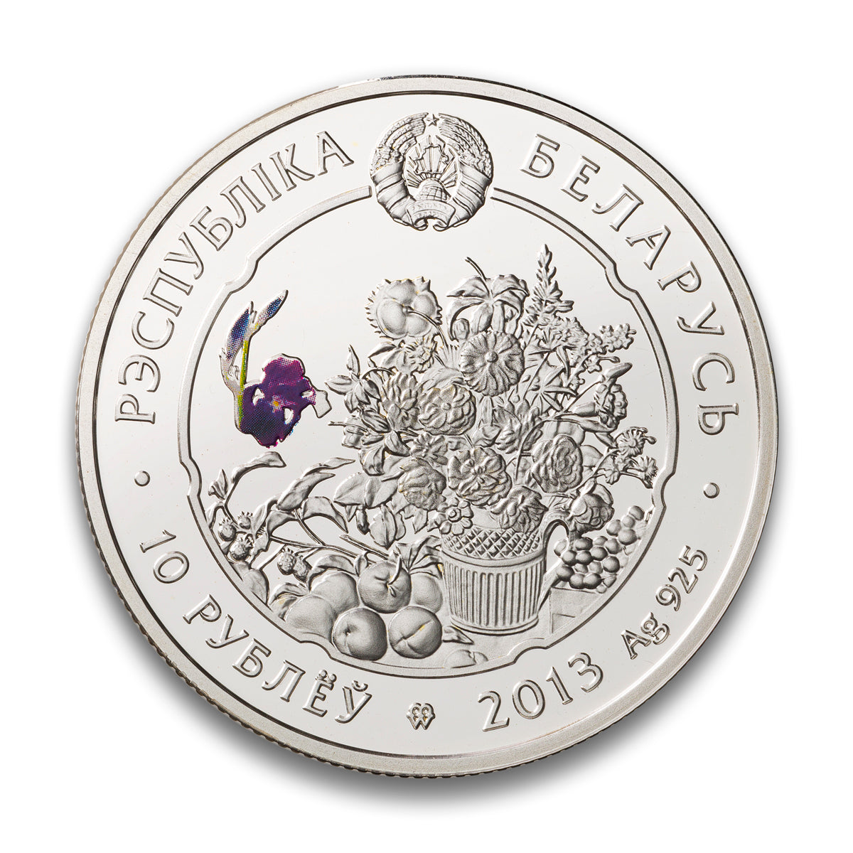 2013 10 Roubles Beauty of Flowers: The Carnation Coin