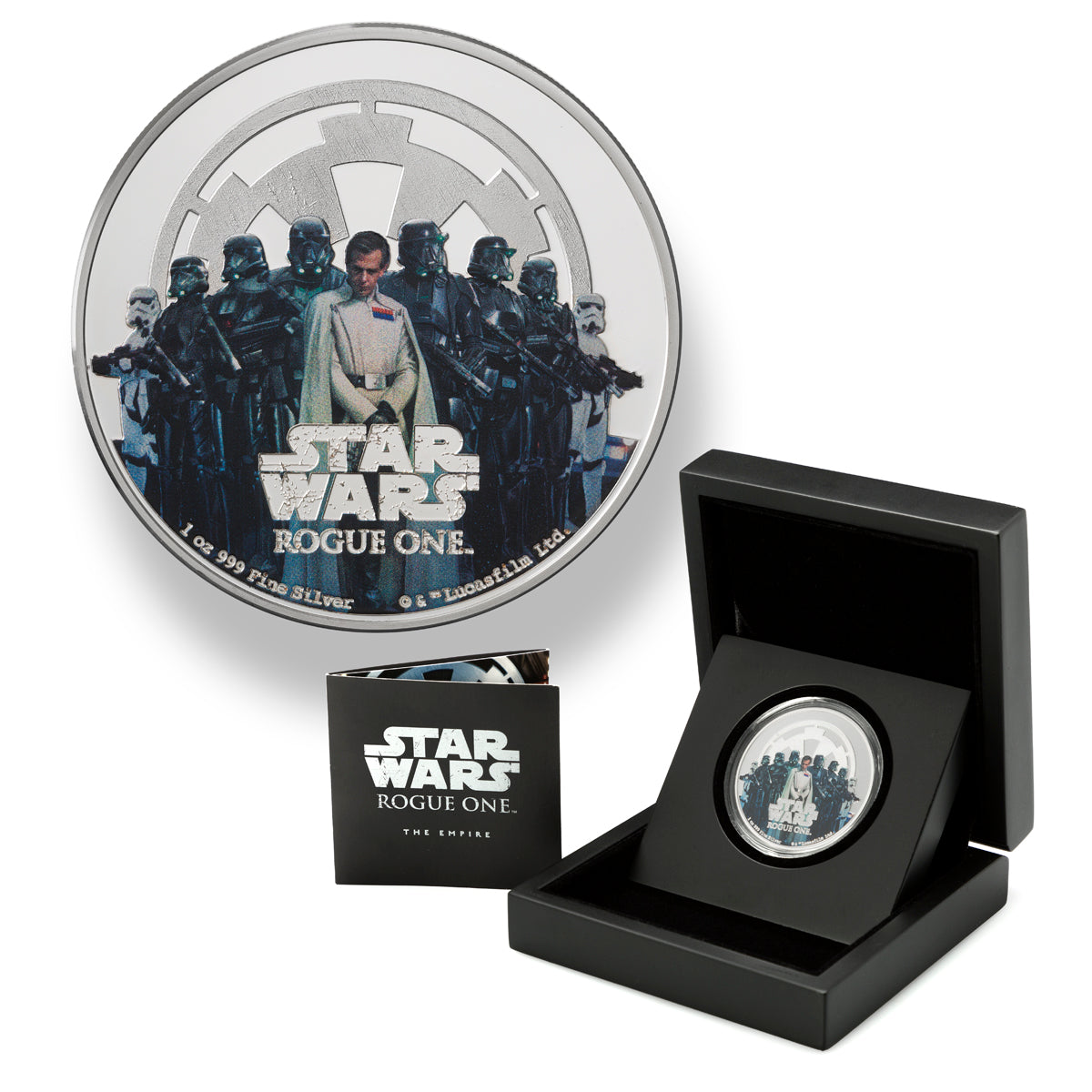 2017 $2 Star Wars Rogue One: The Empire - Pure Silver Coin