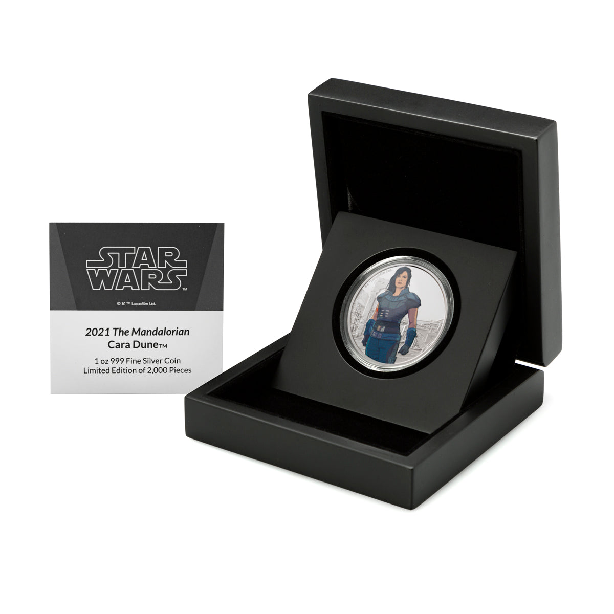 2021 $2 Star Wars The Mandalorian: Cara Dune - Pure Silver Coin