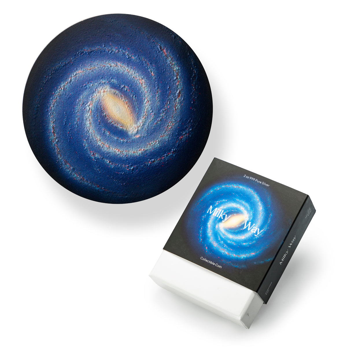 2022 10,000 Francs Milky Way - Pure Silver Coin