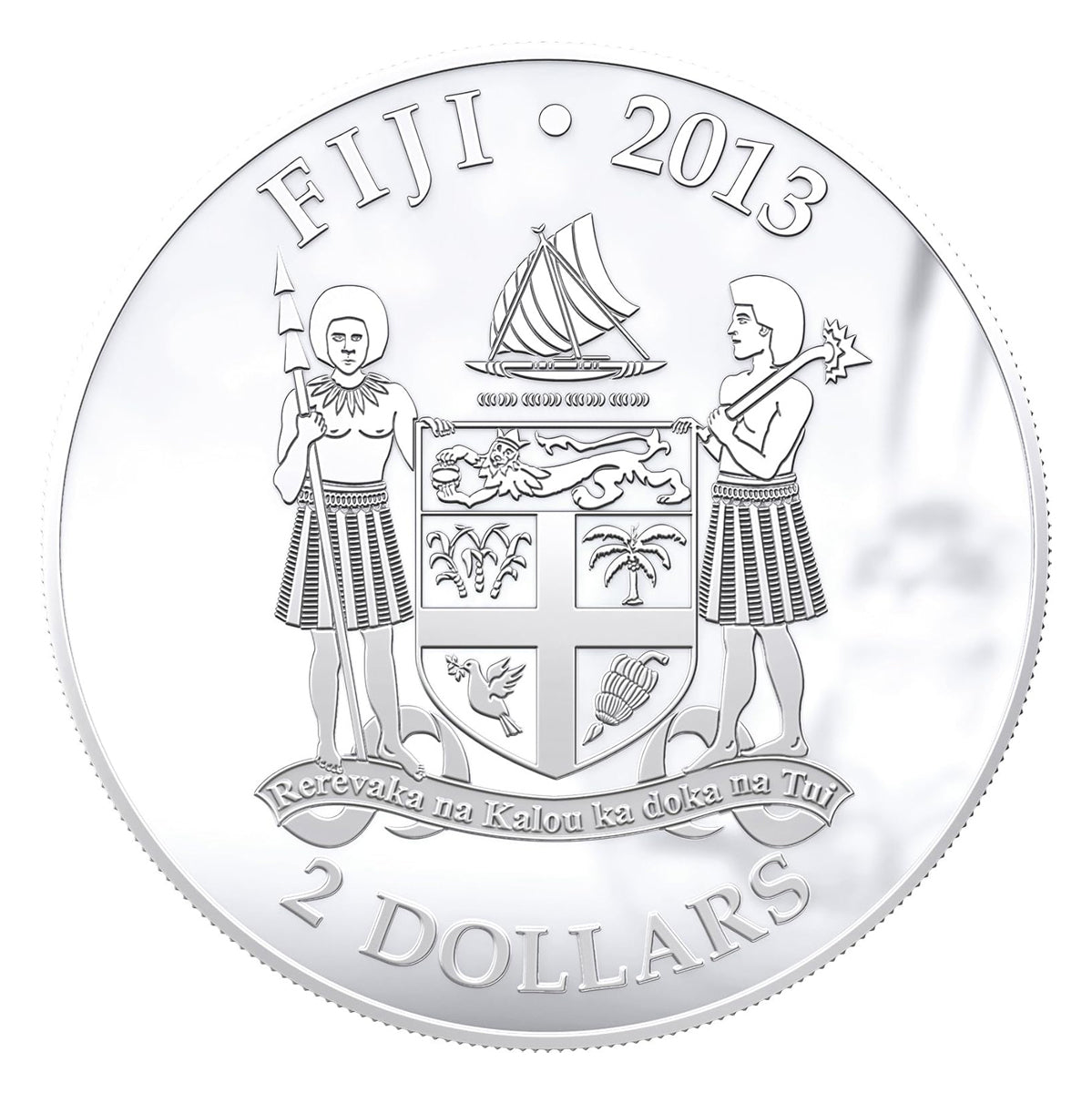 2013 $2 Fluffy Cat: American Curl - Pure Silver Coin