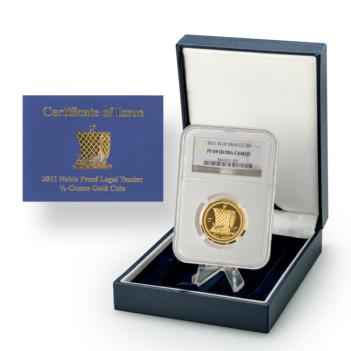 2011 Isle of Man Half Nobel - Pure Gold Coin