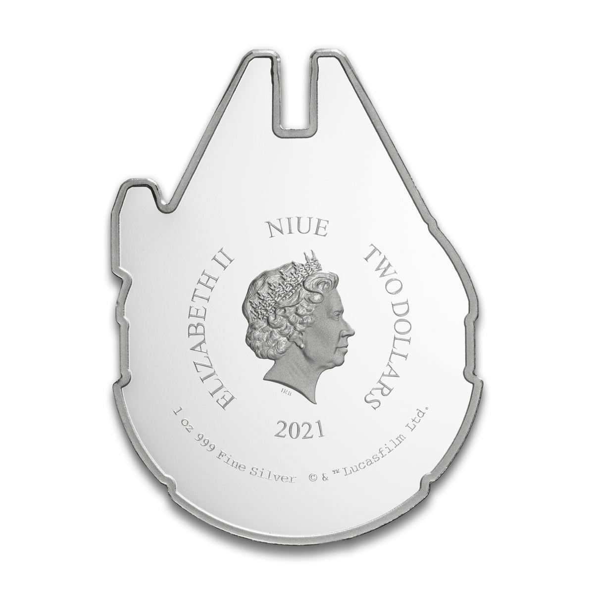 2021 $5 Star Wars: Millennium Falcon 1oz - Pure Silver Coin