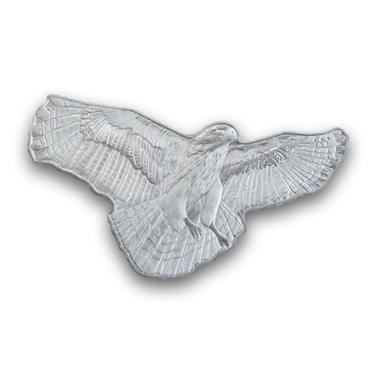 2020 $2 Hunters of the Sky: Red-Tailed Hawk - Pure Silver Shaped Coin