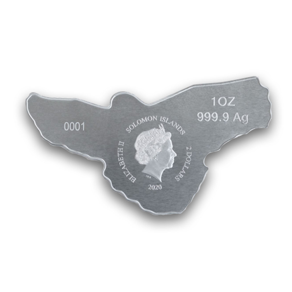 2020 $2 Hunters of the Sky: Red-Tailed Hawk - Pure Silver Shaped Coin