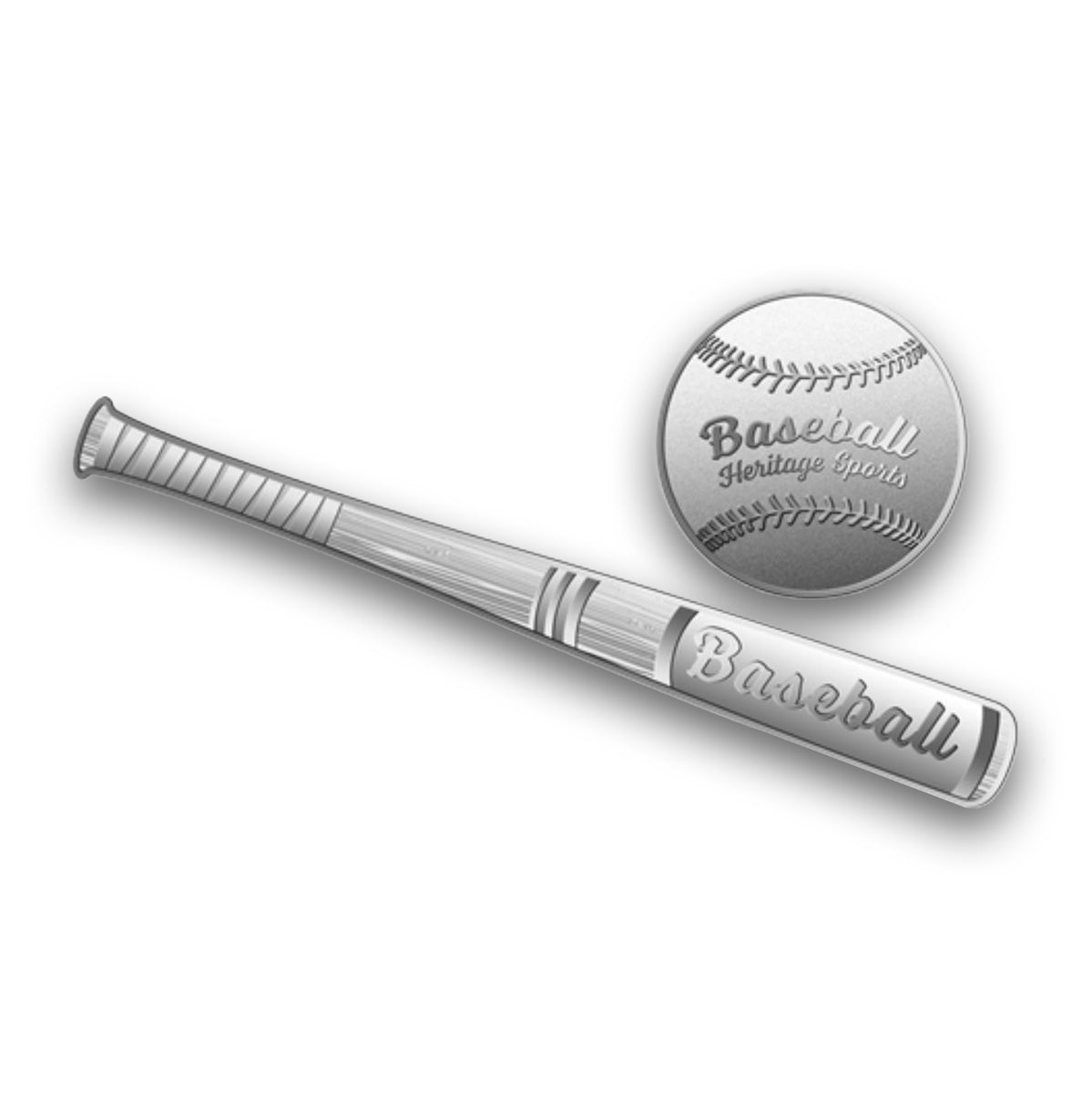 2022 $1 Heritage Sports: Baseball - Pure Silver Coin