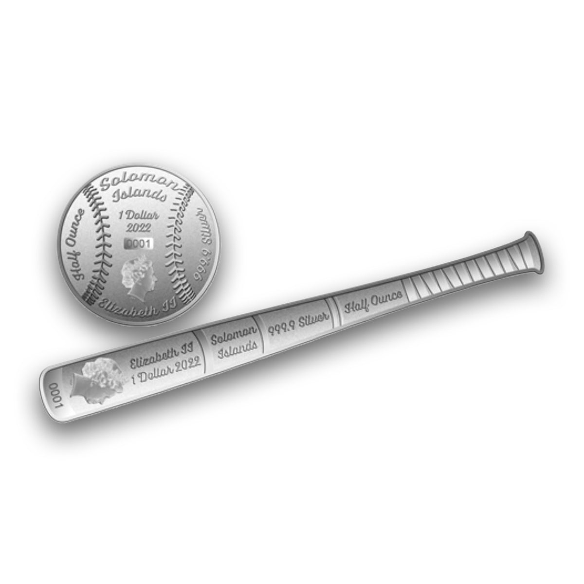 2022 $1 Heritage Sports: Baseball - Pure Silver Coin