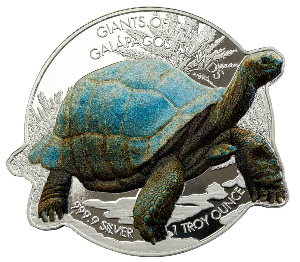 2021 $2 Giants of the Galapagos Islands: Galapagos Tortoise - Pure Silver Coin