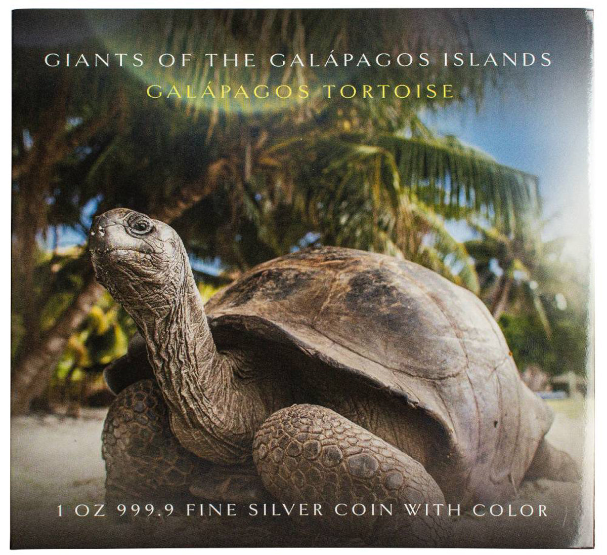 2021 $2 Giants of the Galapagos Islands: Galapagos Tortoise - Pure Silver Coin